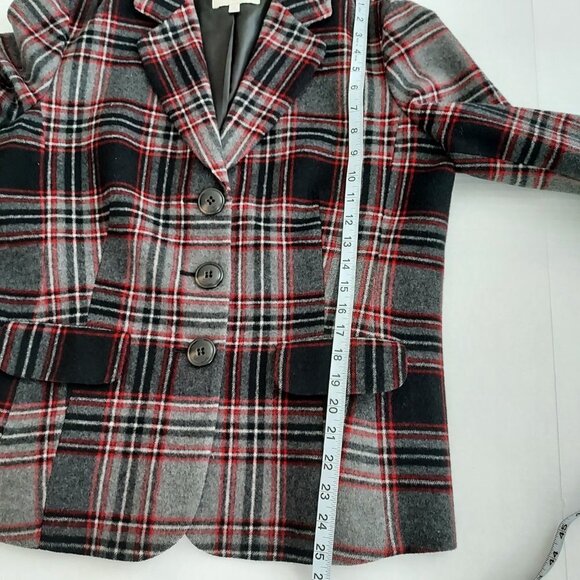 Talbots Outlet Wool Blend Three Button Blazer - Picture 5 of 10